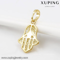 32003 xuping pendentif main bijoux en or 14k or fashion